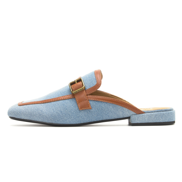 Лофер SMAN (Размер: 36, цвет: небесно-голубой/коричневый, код: CWD17/24-1)