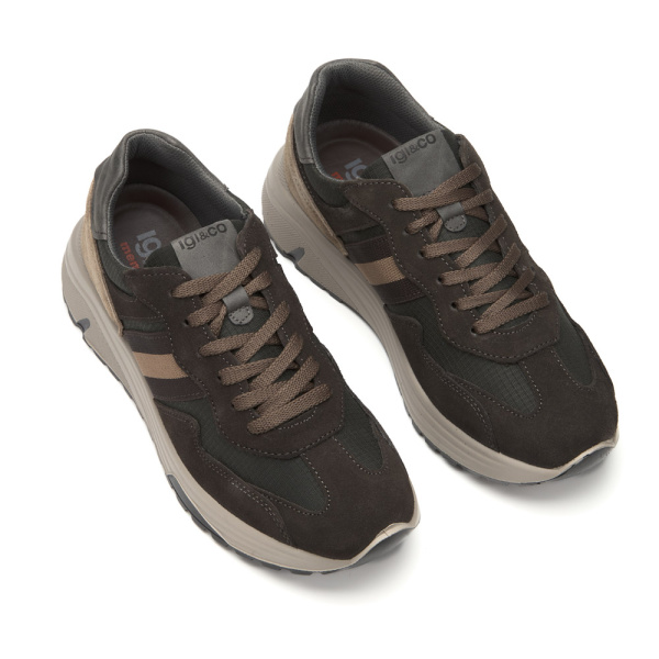 Кроссовки SMAN ITALY (Размер: 39, цвет: коричневый, код: MH03/24-2)