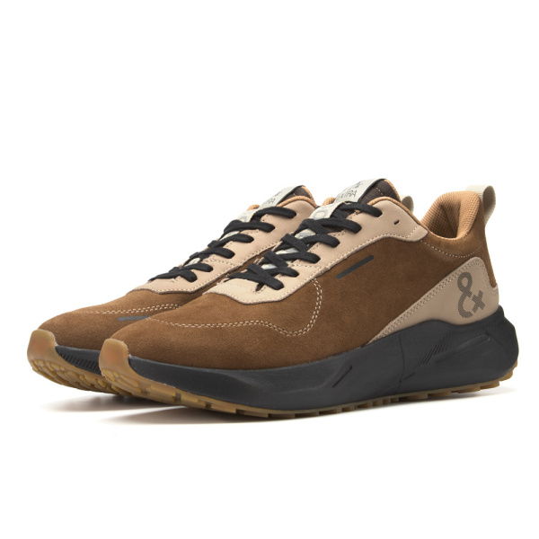 Кроссовки SMAN ITALY (Размер: 39, цвет: коричневый, код: MH08/24-2)