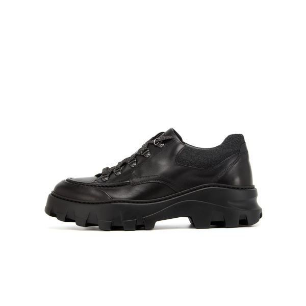 Лофер GIAMPIERONICOLA (Размер: 39, цвет: черный/серый, код: MN25/24-1)