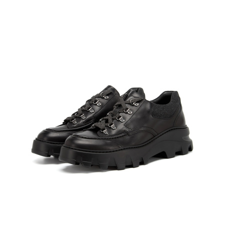 Лофер GIAMPIERONICOLA (Размер: 39, цвет: черный/серый, код: MN25/24-1)