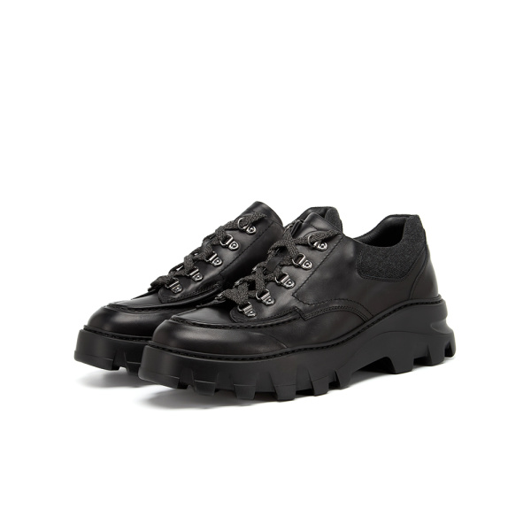 Лофер GIAMPIERONICOLA (Размер: 39, цвет: черный/серый, код: MN25/24-1)